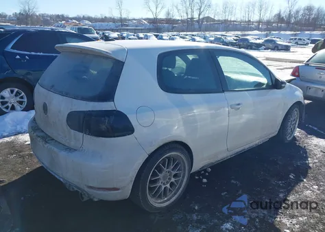 2010 Volkswagen Gti 2-Door z USA, uszkodzony, nr VIN WVWEV7AJ3AW065205